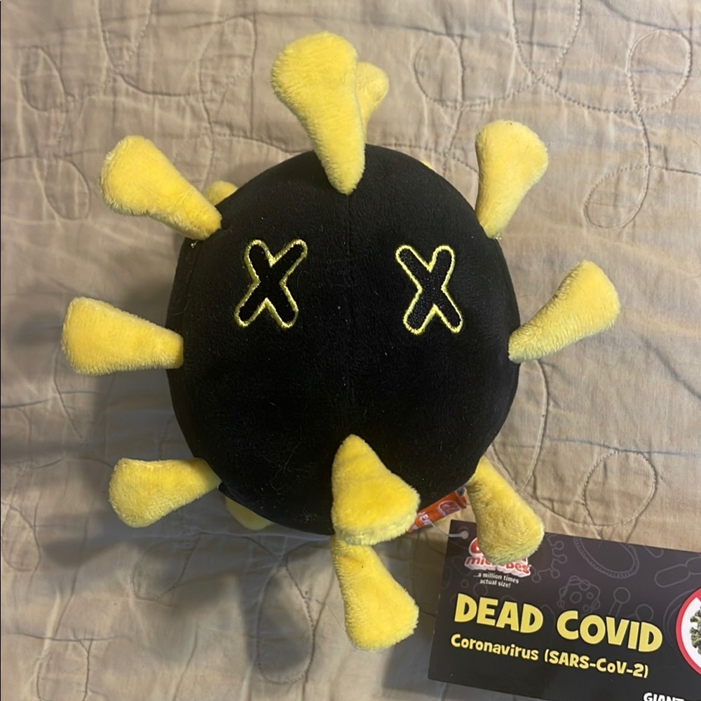 Giant microbes Dead Covid and Cold plush